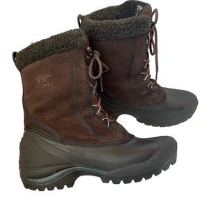 Sorel Suede Cumberland Snow Boots